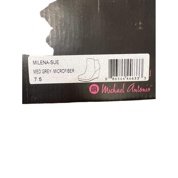 Michael Antonio Faux Suede Platform Greg Booties - Picture 6 of 6